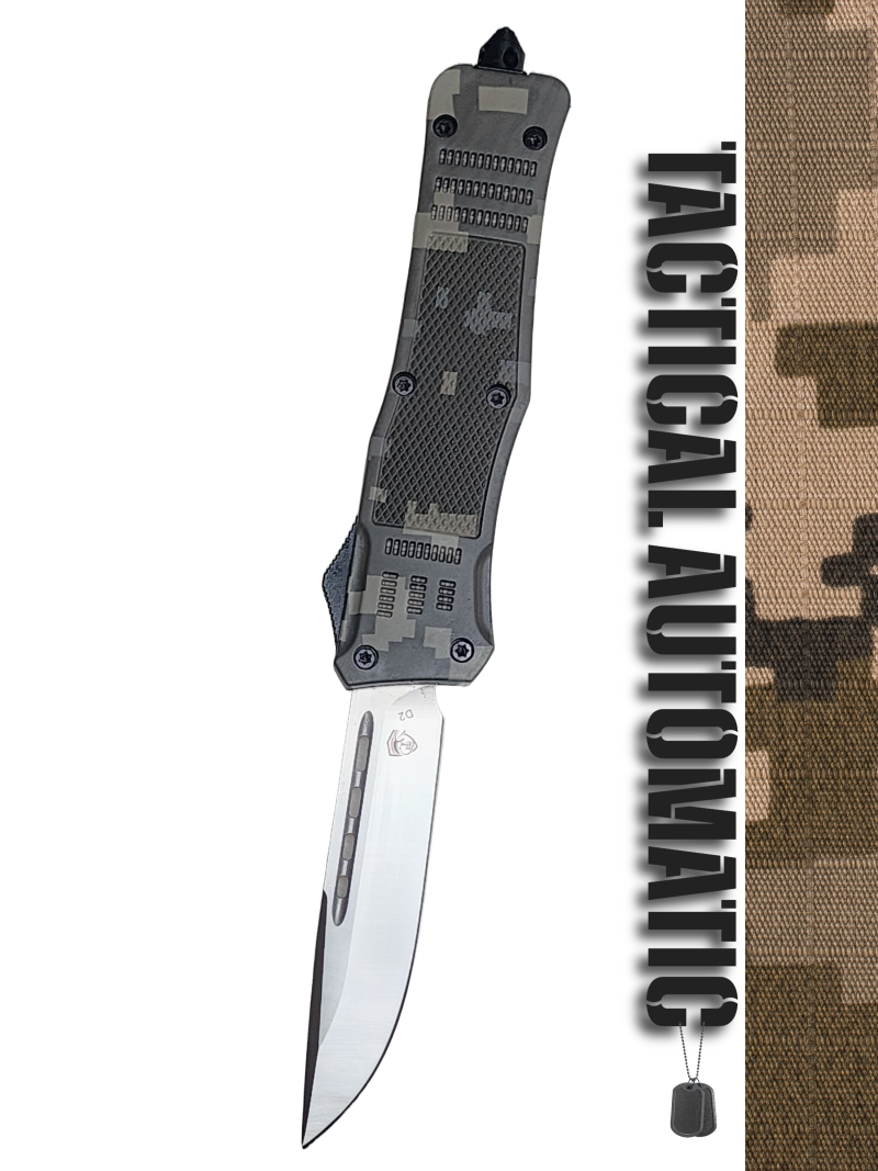 Venom 4TR ELITE Tactical OTF Knife - ACU Camo (Satin Drop Point 3.4")